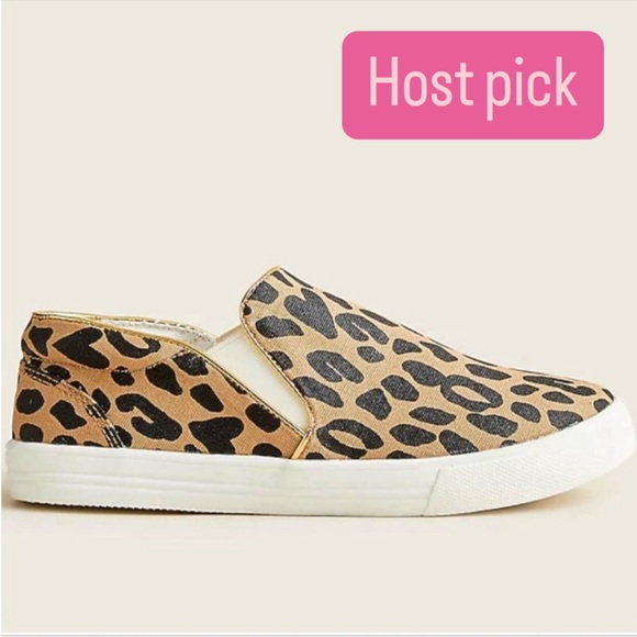 NWT | Leopard Print slip on sneakers - Picture 1 of 7